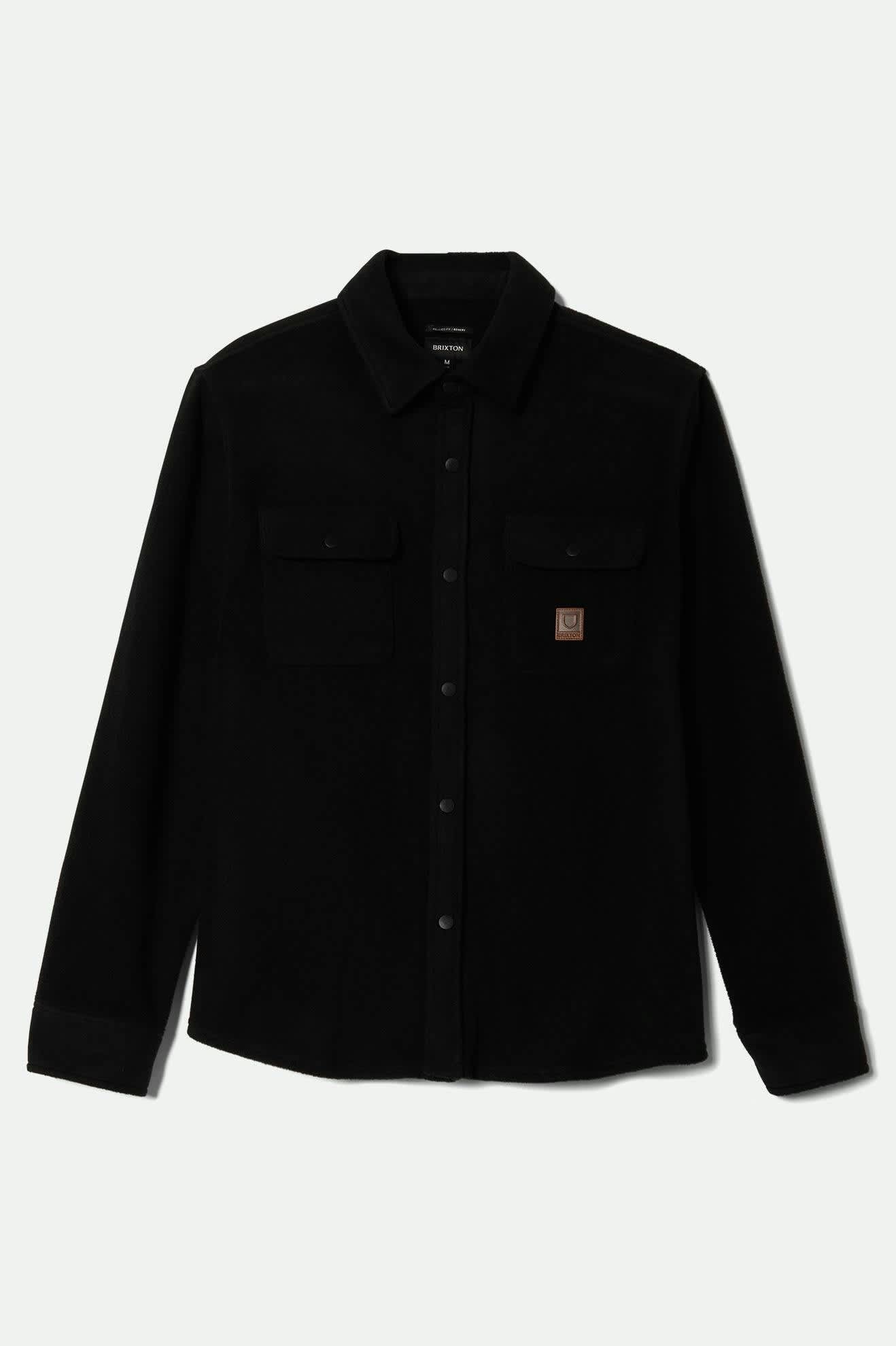 Men's Bowery Arctic Stretch Fleece in the color Black - Front Product View