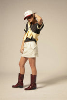 Women's Save A Horse Netplus Snapback in the color Crimson/Off White - Additional Fit image