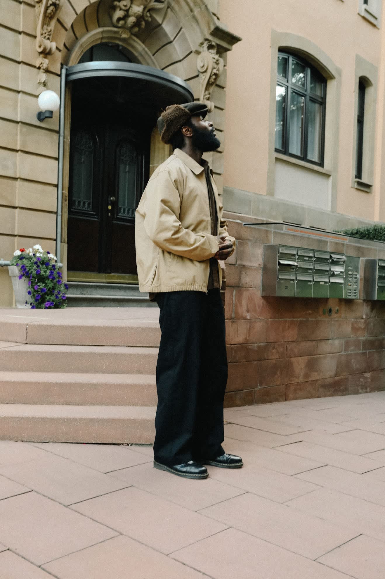 Men's Trademark Lightweight Garage Zip Jacket in the color British Khaki - Men's Lifestyle image
