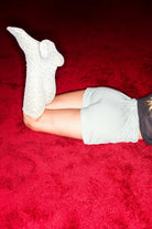 Women's Carefree Organic Garment Dyed Lounge Short in the color Sage Green - Men's Lifestyle image