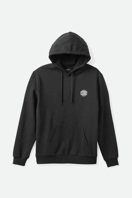 Brixton Men's Gateway Patch Hoodie - Black | Main