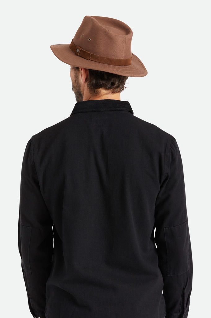 Brixton Messer Adventure Fedora - Desert Palm