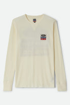 Men's Ford Service Dept Waffle T-Shirt in the color Wimbledon White - Front Product View