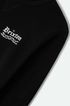 Men's Rosa Waffle Knit Top in the color Black - Additional Laydown image