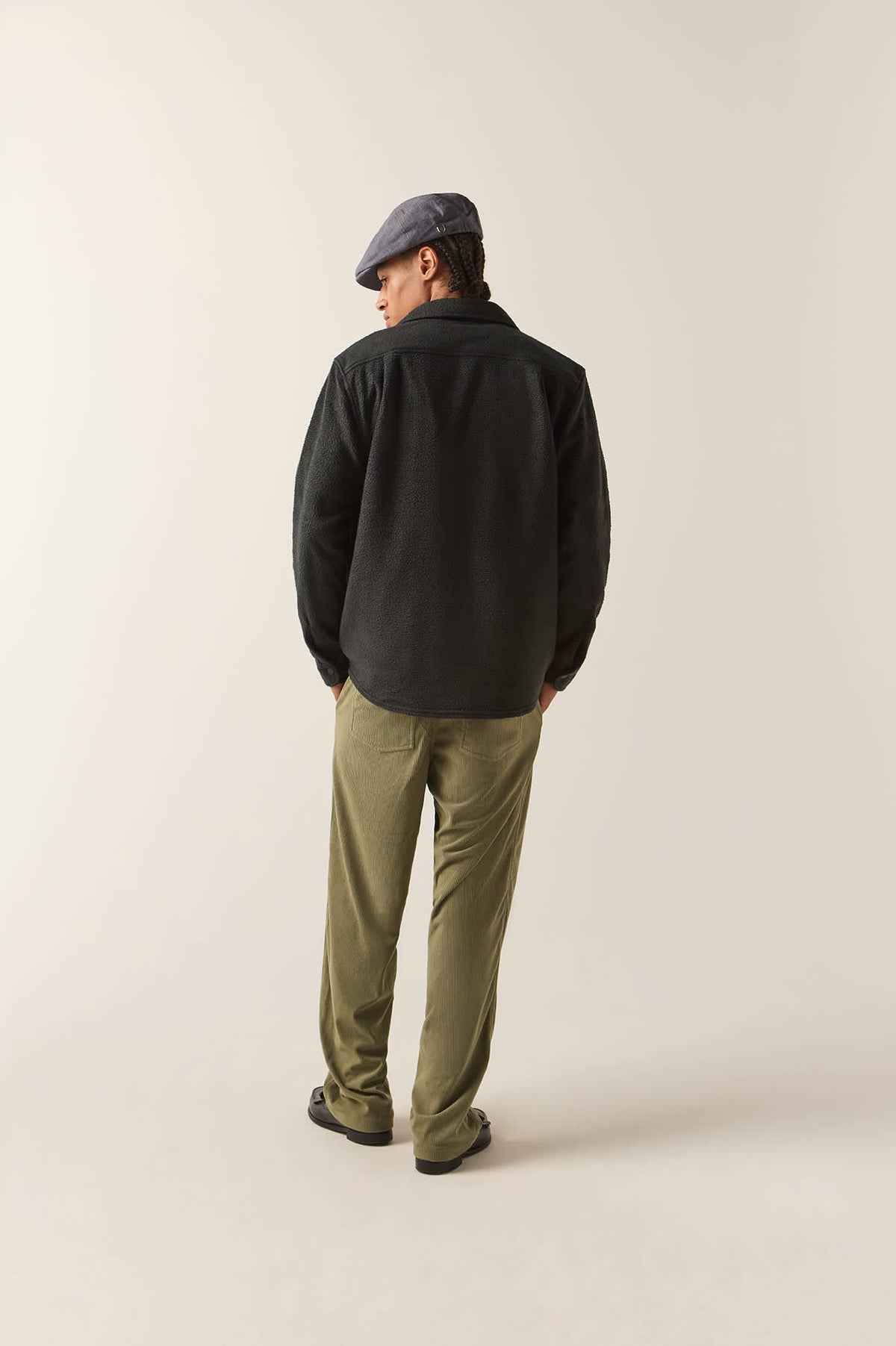 Men's Bowery Arctic Stretch Fleece in the color Black - Additional Fit image