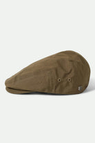 Unisex Hooligan Lightweight Flat Cap in the color Ivy Green Ripstop - Additional Laydown image