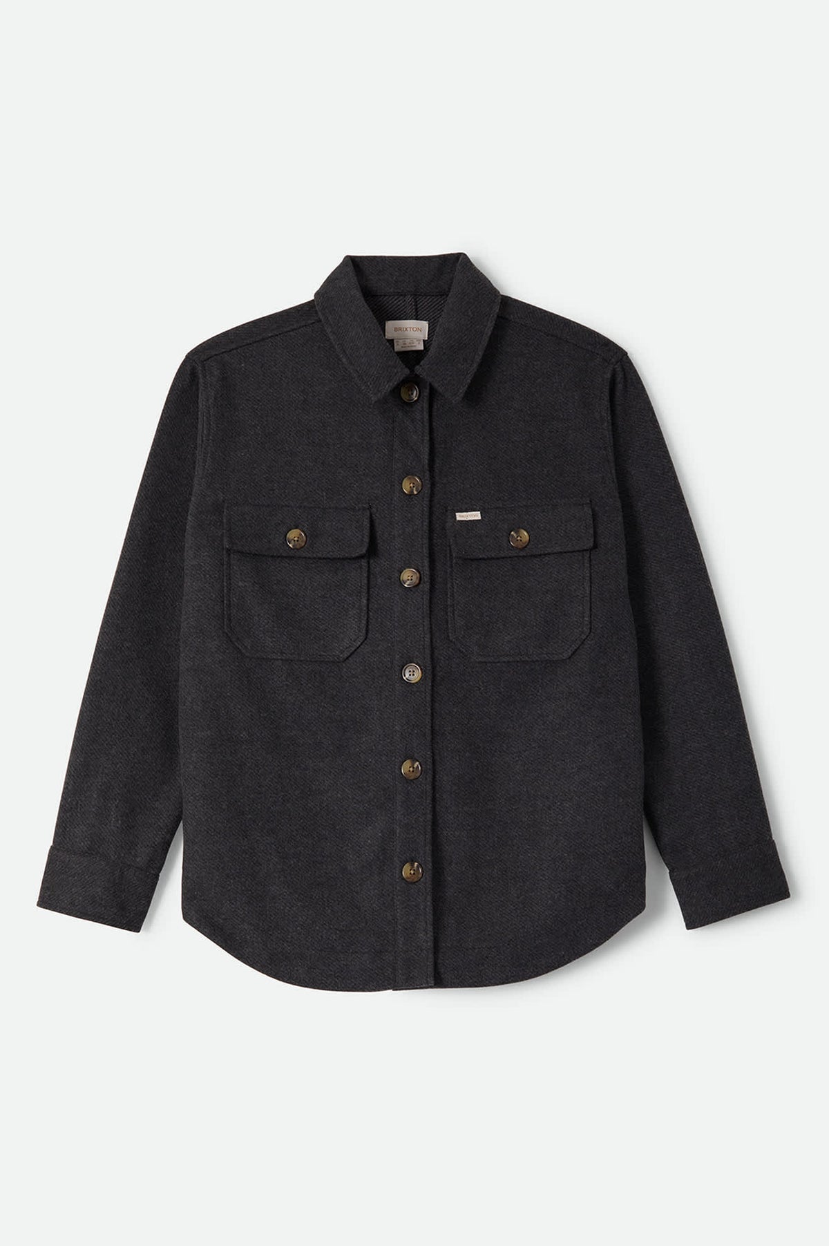 Women's Bagby Jacket in the color Black Heather - Front Product View