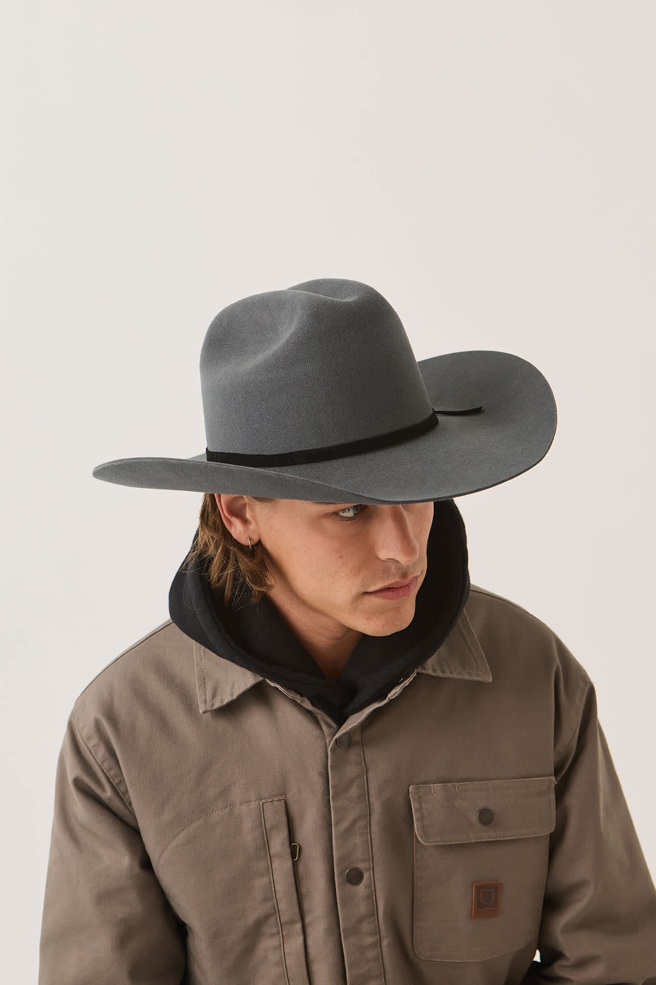 Unisex Laredo WTHR GUARD™ Cowboy Hat in the color Asphalt - Additional Fit image