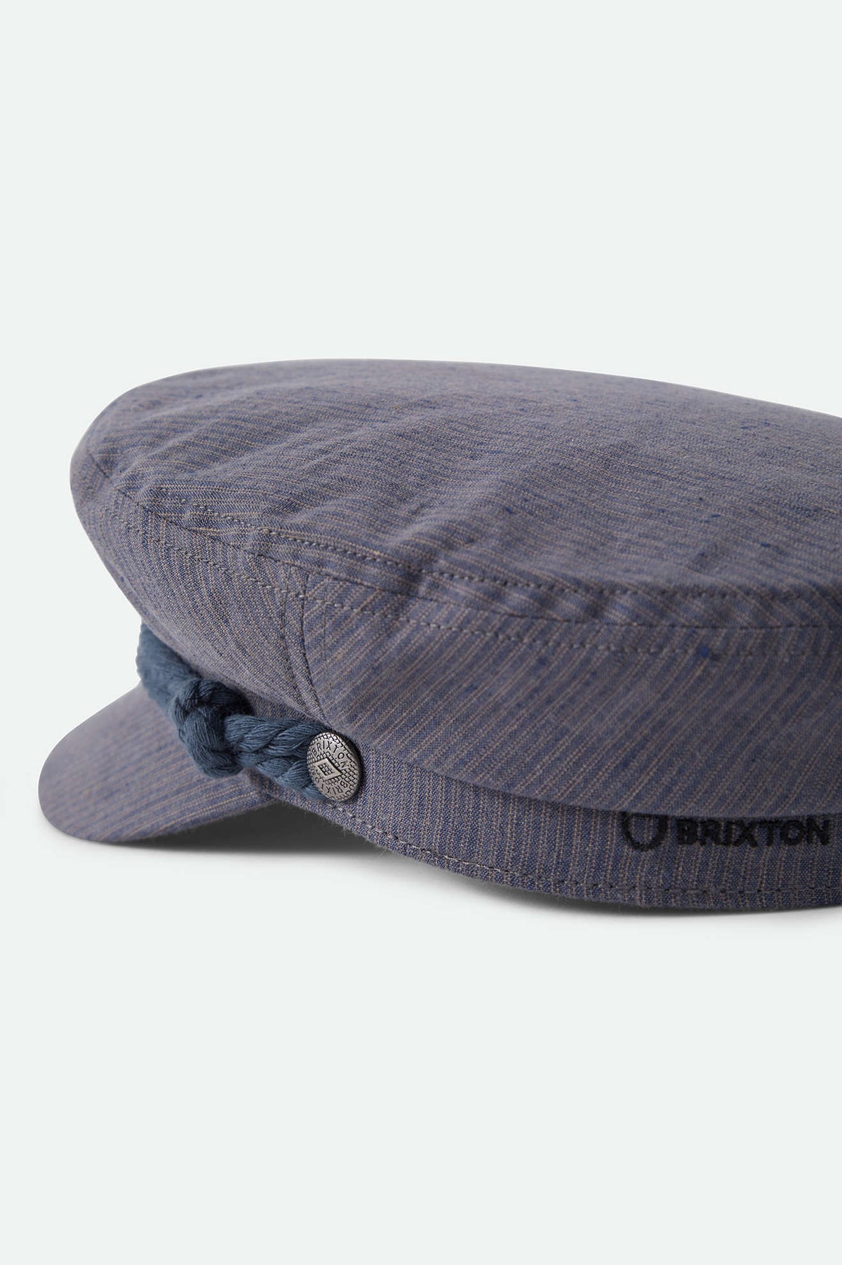 Unisex Fiddler Fisherman Cap in the color Indigo/Dark Sand - Additional Laydown image