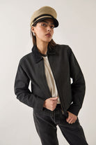 Women's Mechanics Women's Garage Zip Jacket in the color Black - Additional Fit image