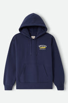 Women's High Speed Hoodie in the color Washed Navy - Front Product View