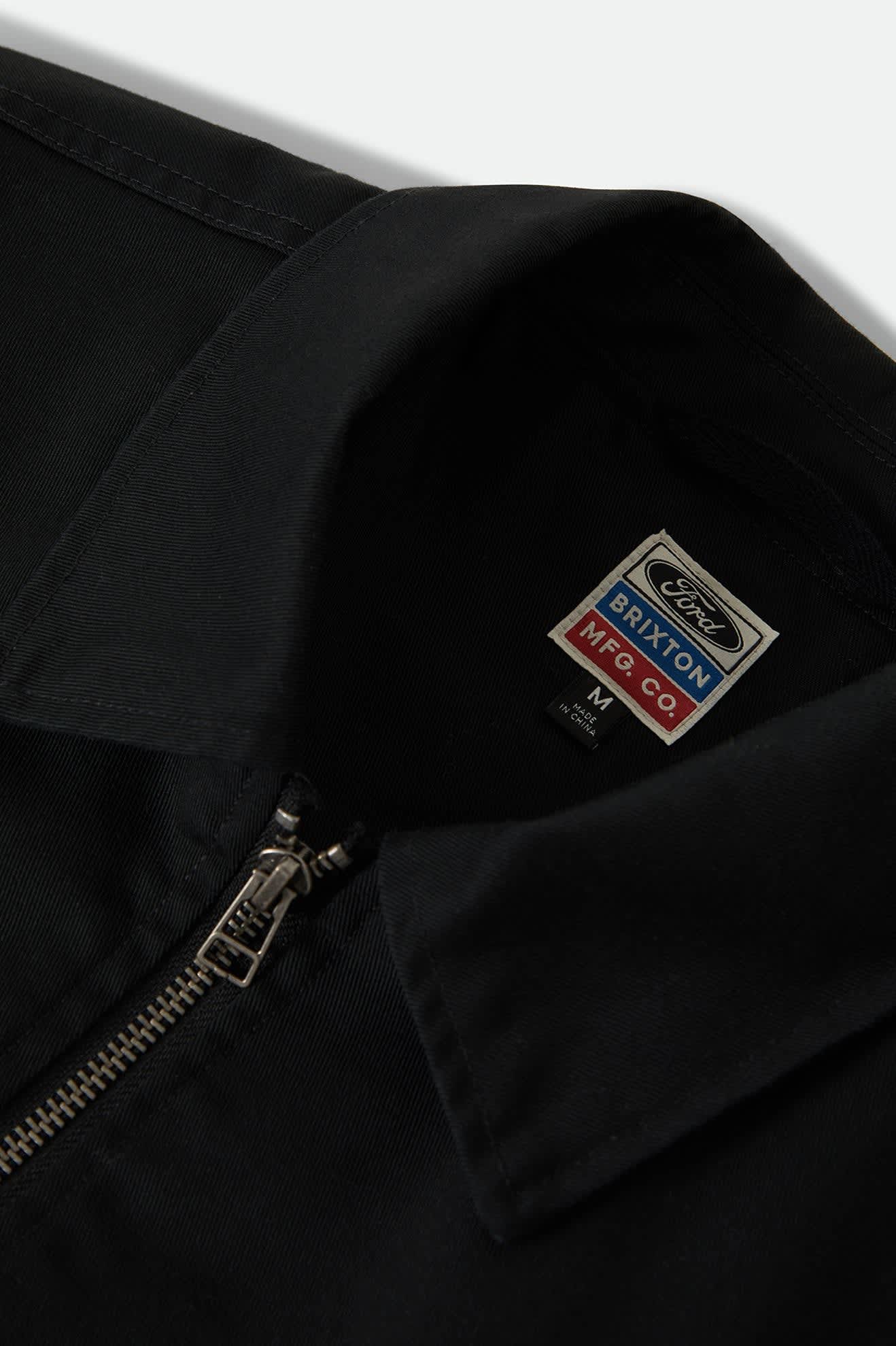 Unisex Ford Built Tough Harrington Jacket in the color Burnt Rubber - Additional Laydown image