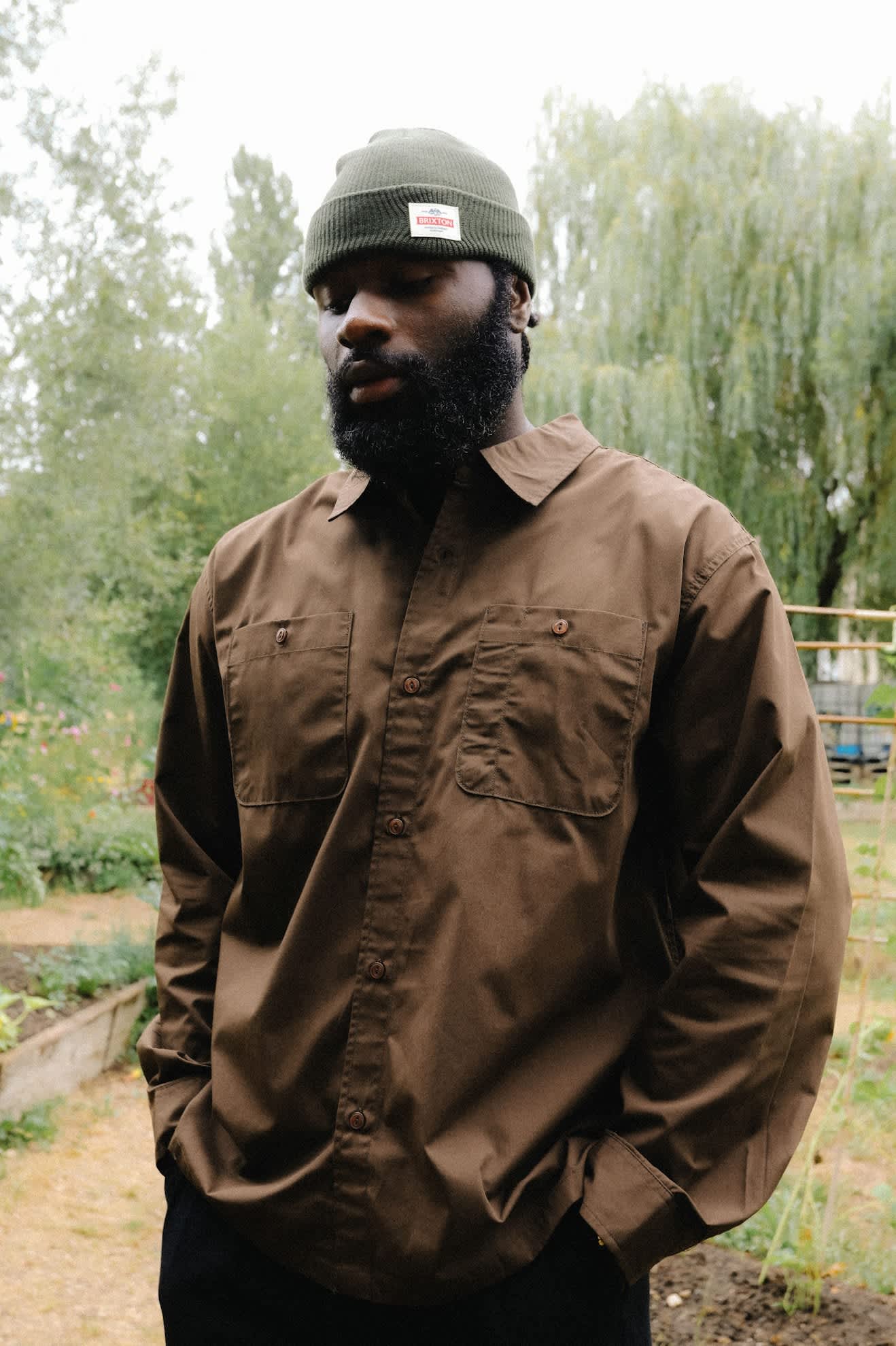 Unisex Trademark Beanie in the color Dark Olive - Men's Lifestyle image