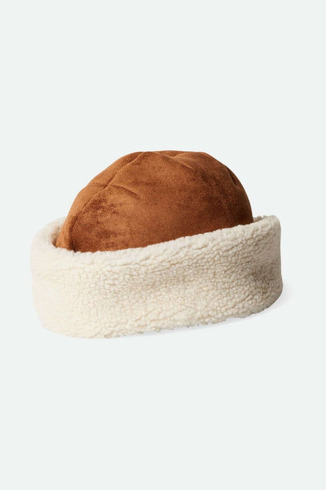 Brixton Unisex Ginsburg Hat - Toffee/Off White | Main