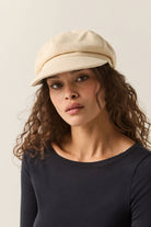 Women's Bailey Cap in the color Cream - Women's Front View