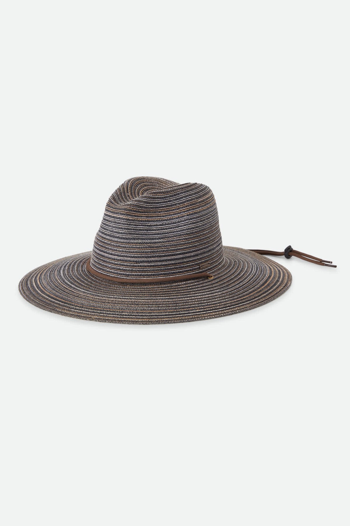 Unisex Mitch Packable Sun Hat in the color Brown - Front Product View