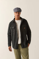 Men's Bowery Arctic Stretch Fleece in the color Black - Men's Front View