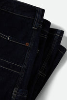 Men's Builders Carpenter Baggy Short in the color Rinse Denim - Additional Laydown image