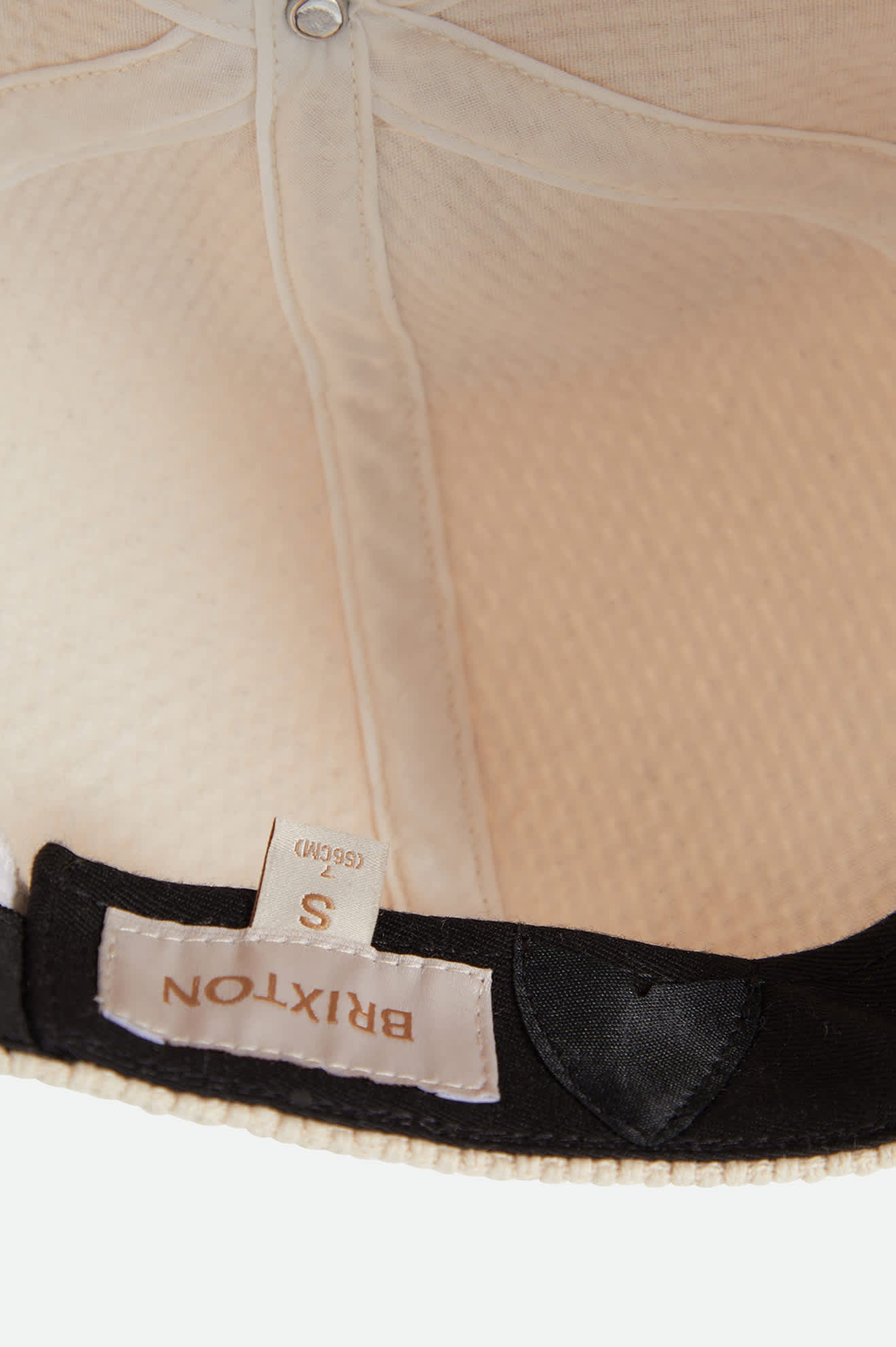Women's Bailey Cap in the color Cream - Additional Laydown image