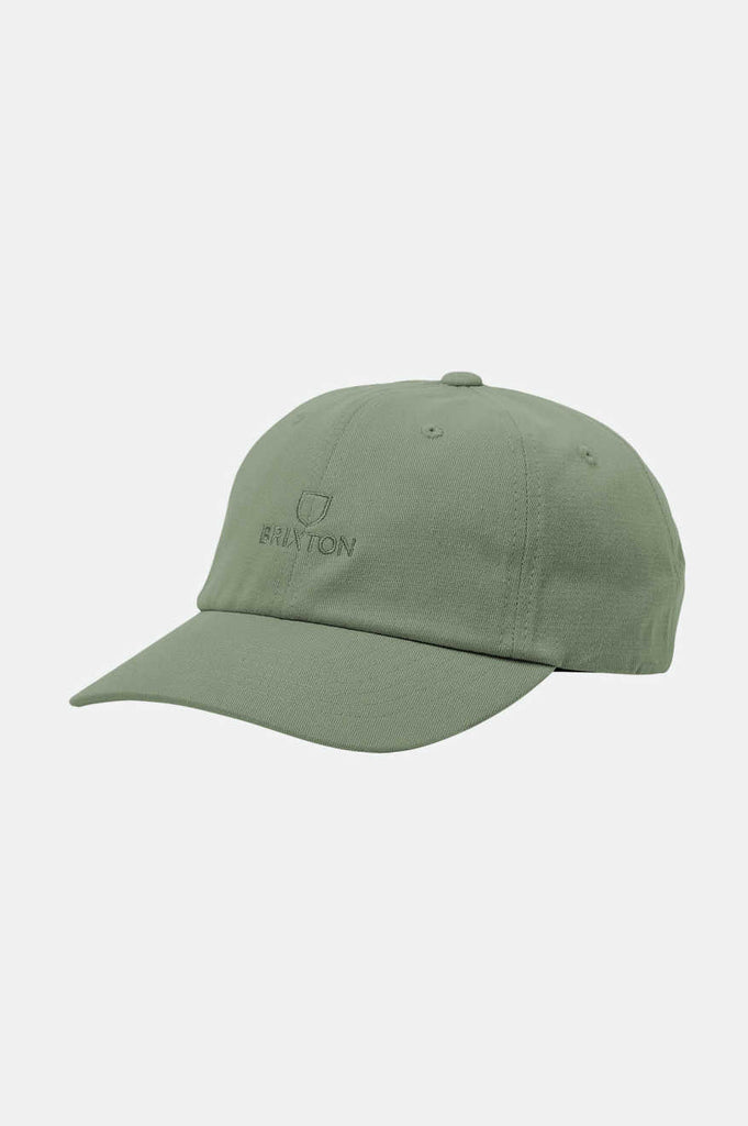 Brixton Alpha Netplus Adjustable Hat - Olive/Olive Rinse