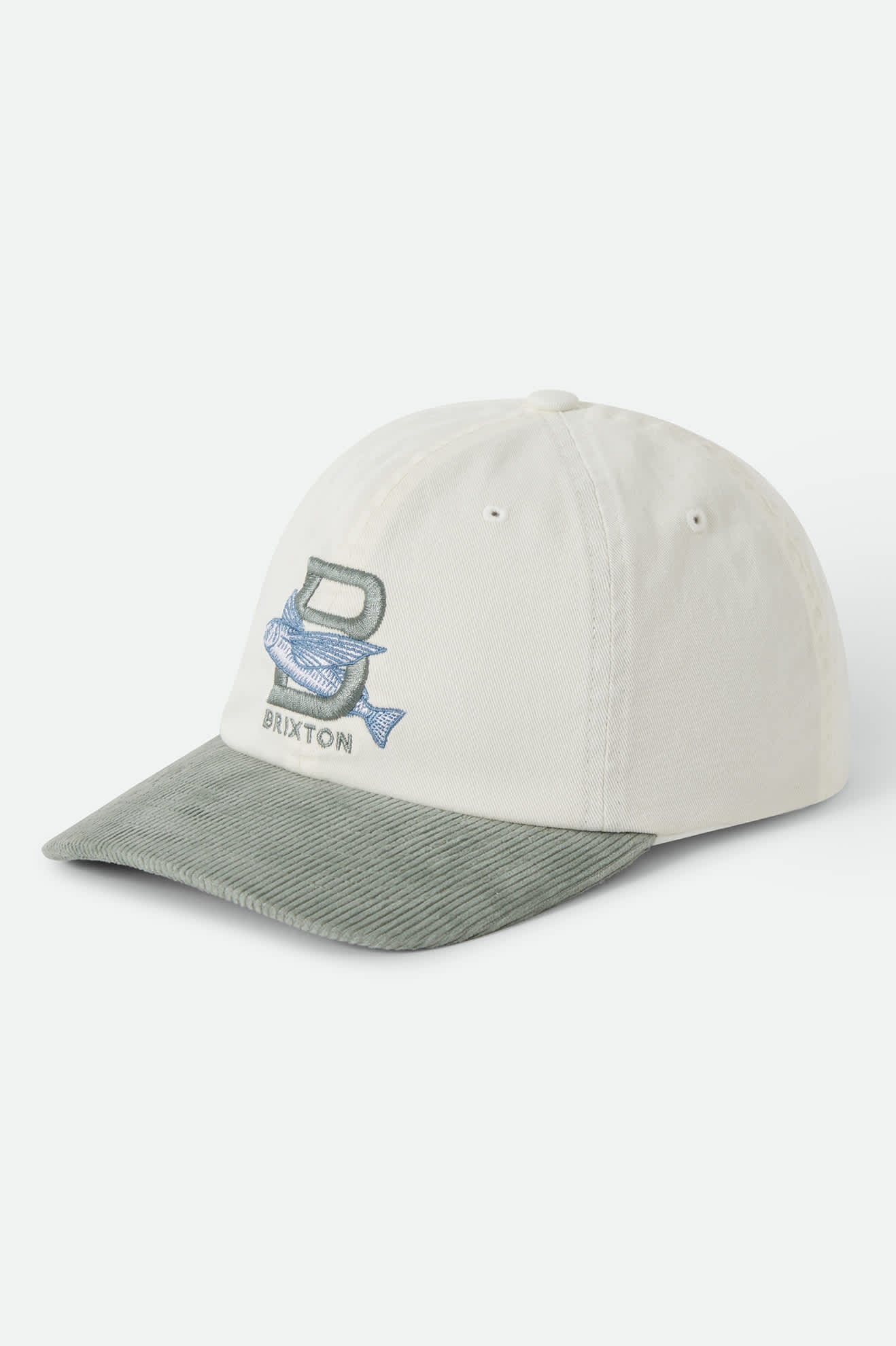 Unisex Flying Fish Parsons Snapback in the color Off White/Desert Sage - Front Product View