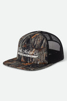 Unisex Ford X Brixton Trucker Hat in the color Boxwood Green - Front Product View