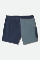 Men's Classic Trunk 17" in the color Washed Navy/Trooper - Additional Laydown image