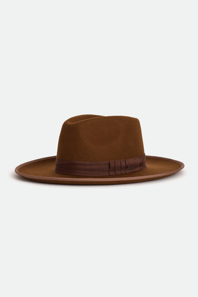 Brixton Reno Fedora - Coffee