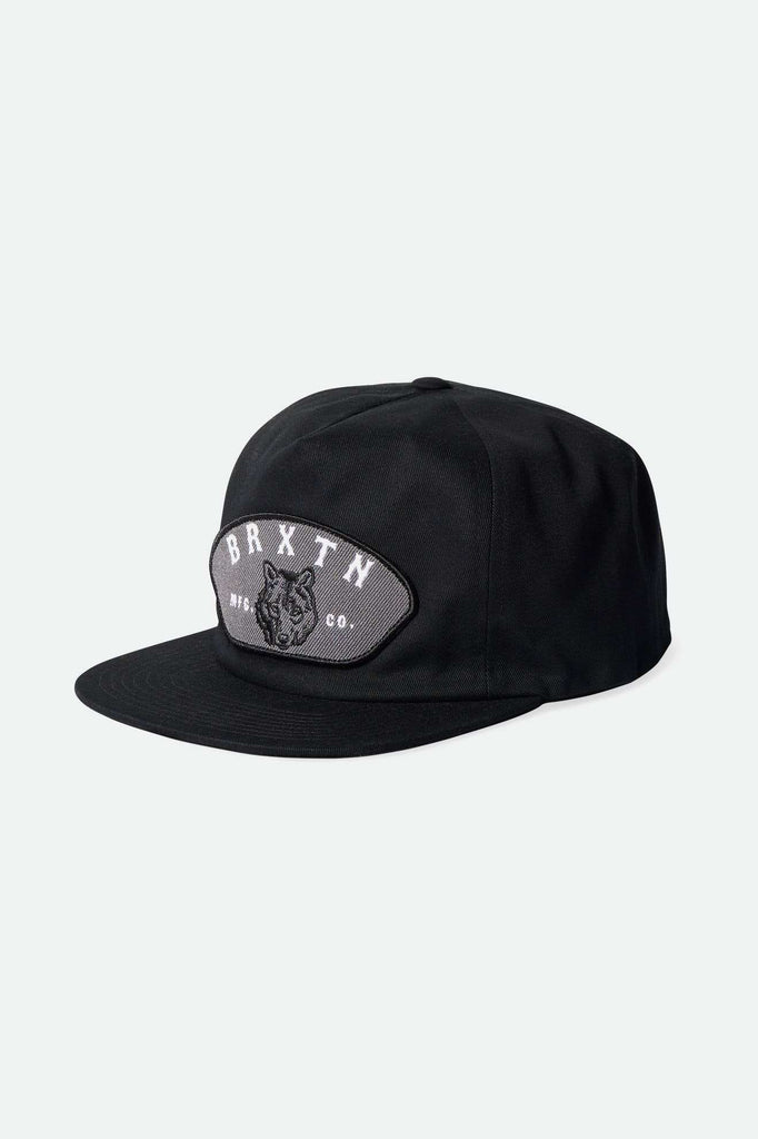 Brixton Unisex Station Netplus Snapback - Black | Main