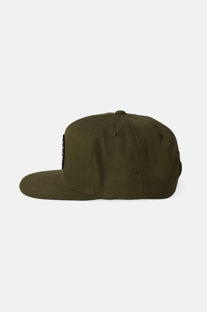 Brixton Oath III Snapback - Olive Surplus/Whitecap