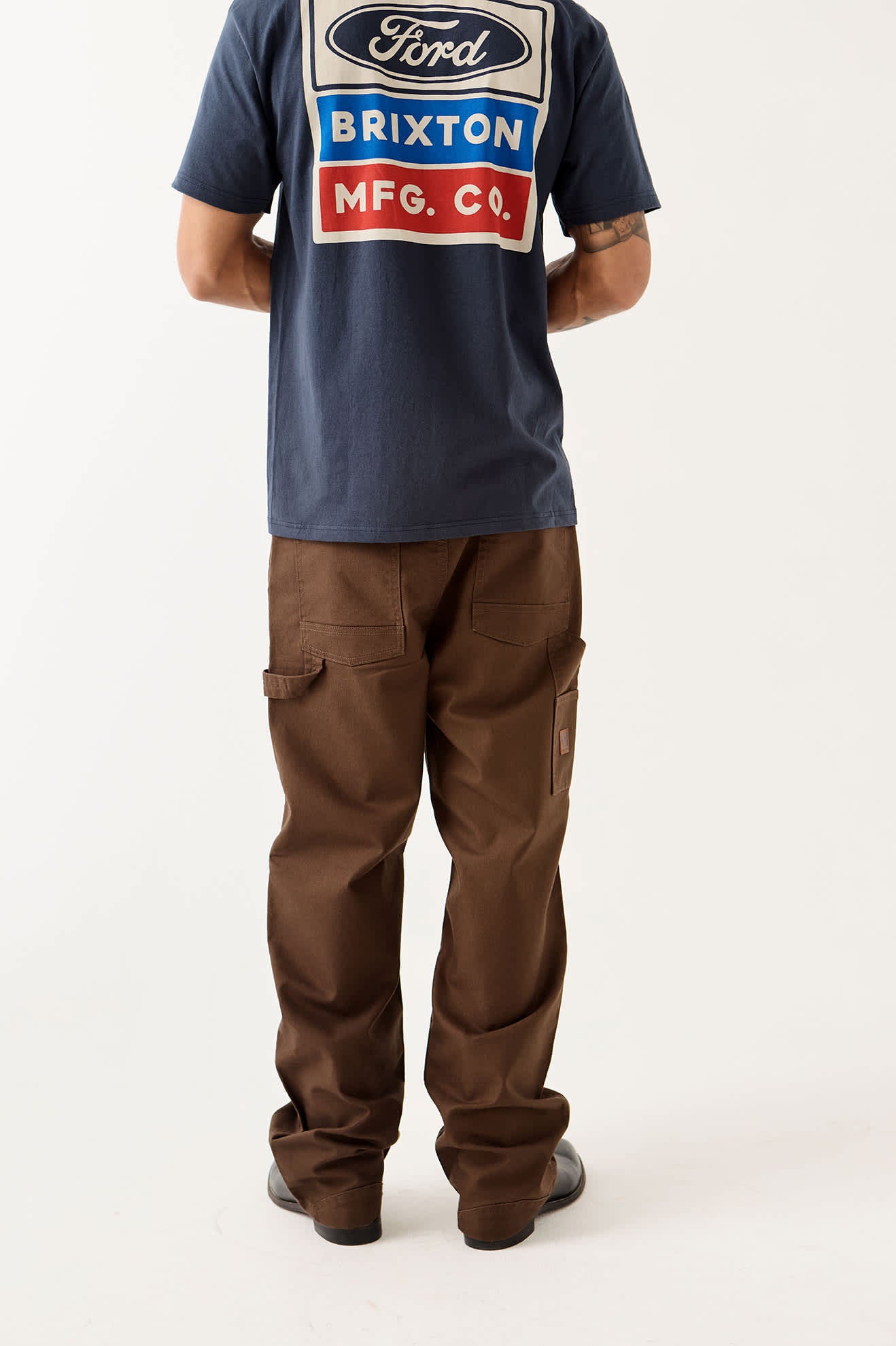 Men's Builders Carpenter Pant in the color Walnut Brown - Additional Fit image