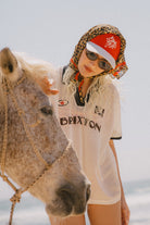 Women's Round Up Adjustable Hat in the color Washed Adrenaline Rush/Whitecap - Men's Lifestyle image