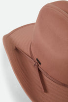Women's Odessa Cowboy Hat in the color Italian Clay - Additional Laydown image
