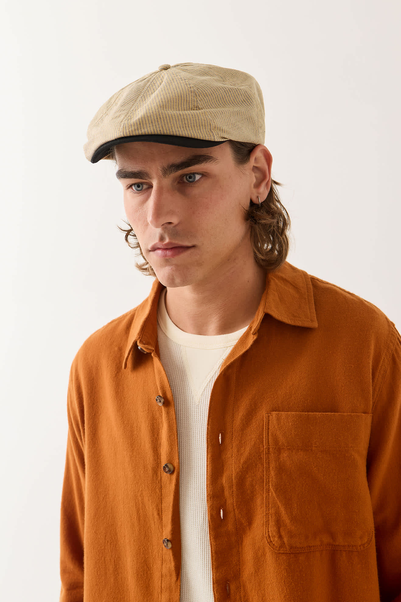 Men's Hasting Lightweight Flannel in the color Caramel - Additional Fit image