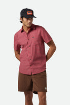 Men's Everyday Corduroy Short in the color Pinecone Brown - Additional Fit View
