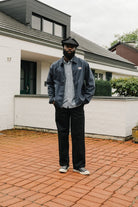 Men's Trademark Lightweight Garage Zip Jacket in the color Washed Navy - Men's Lifestyle image