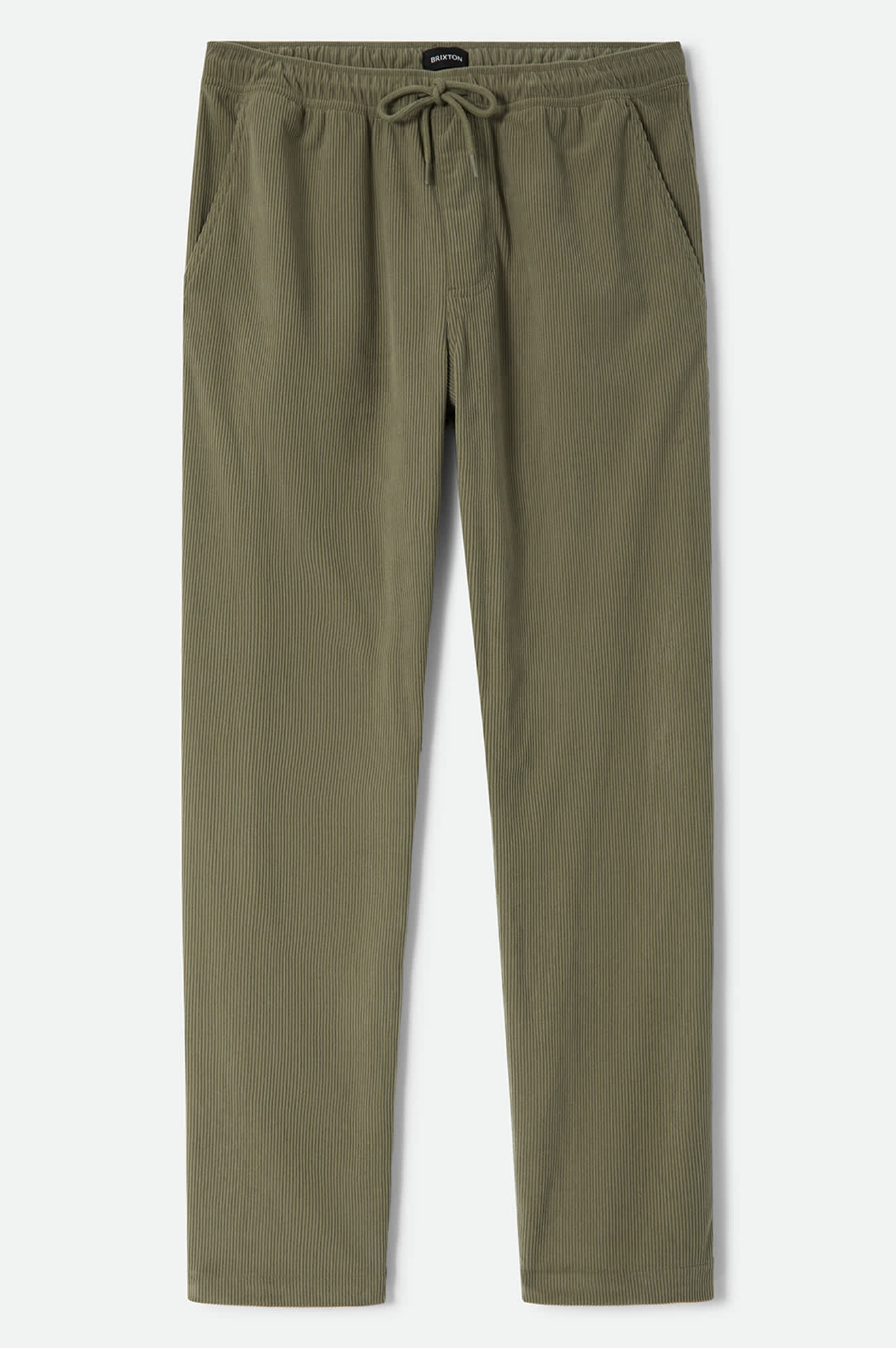 Men's Everyday E-Waist Corduroy Pant in the color Olive Surplus Corduroy - Front Product View