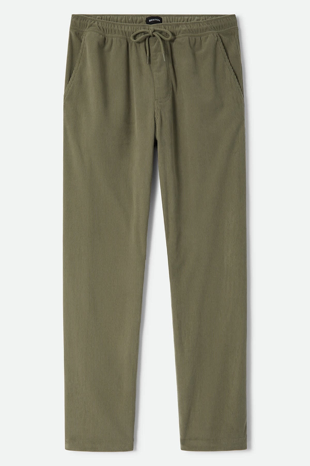 Men's Everyday E-Waist Corduroy Pant in the color Olive Surplus Corduroy - Front Product View