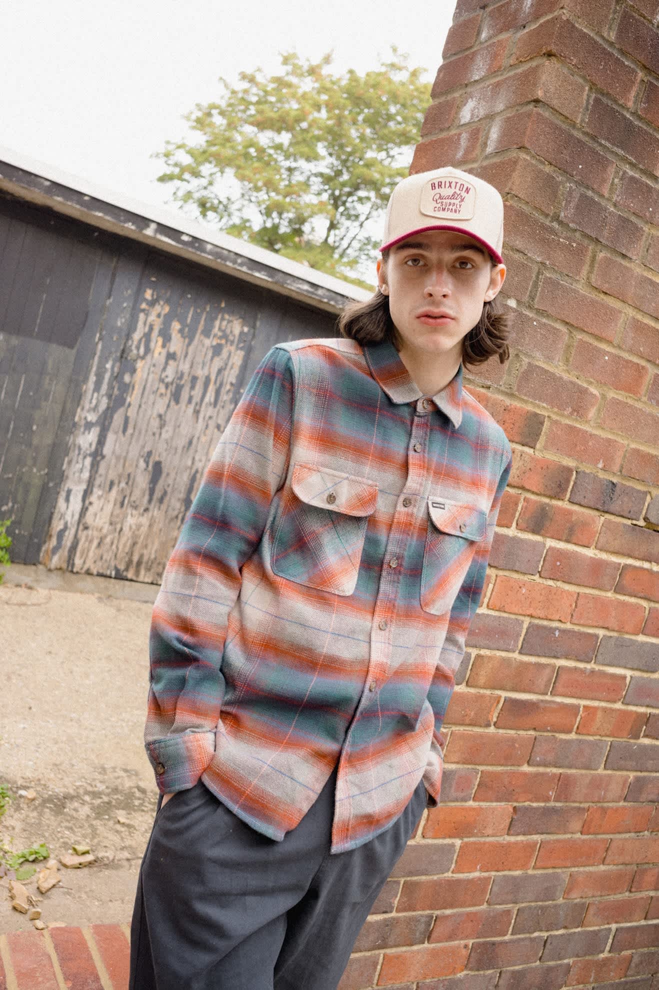 Men's Bowery Flannel in the color Multi Shadow - Men's Lifestyle image