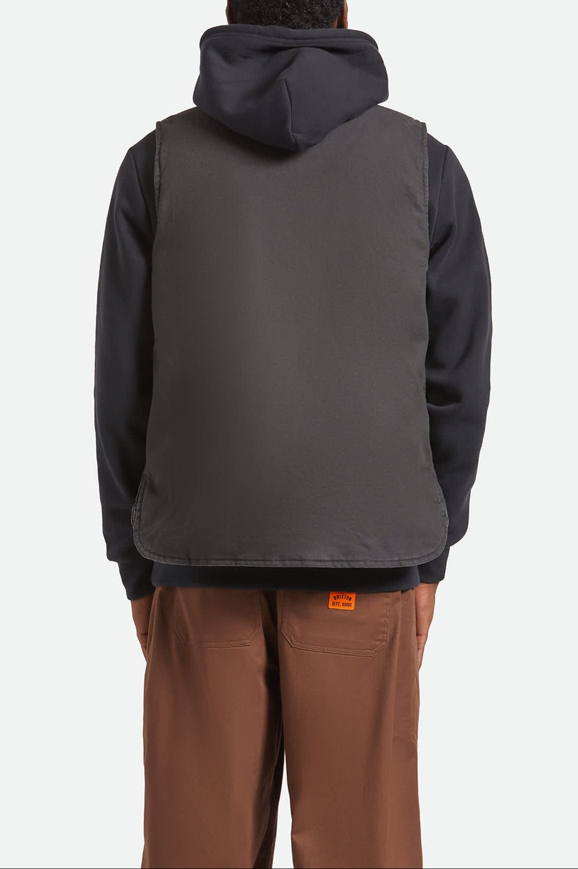 Men's Builders Abraham Reversible Vest in the color Bark Camo - Additional Fit image