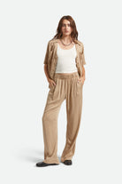 Women's Hudson Lounge Pant in the color Washed Copper/Whitecap - Women's Back View
