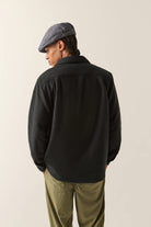 Men's Bowery Arctic Stretch Fleece in the color Black - Men's Back View
