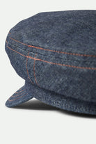 Unisex Assembly Fiddler Fisherman Cap in the color Indigo - Additional Laydown image