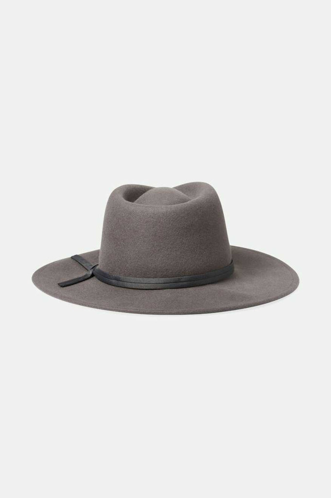 Brixton Joanna Felt Packable Hat - Dark Grey