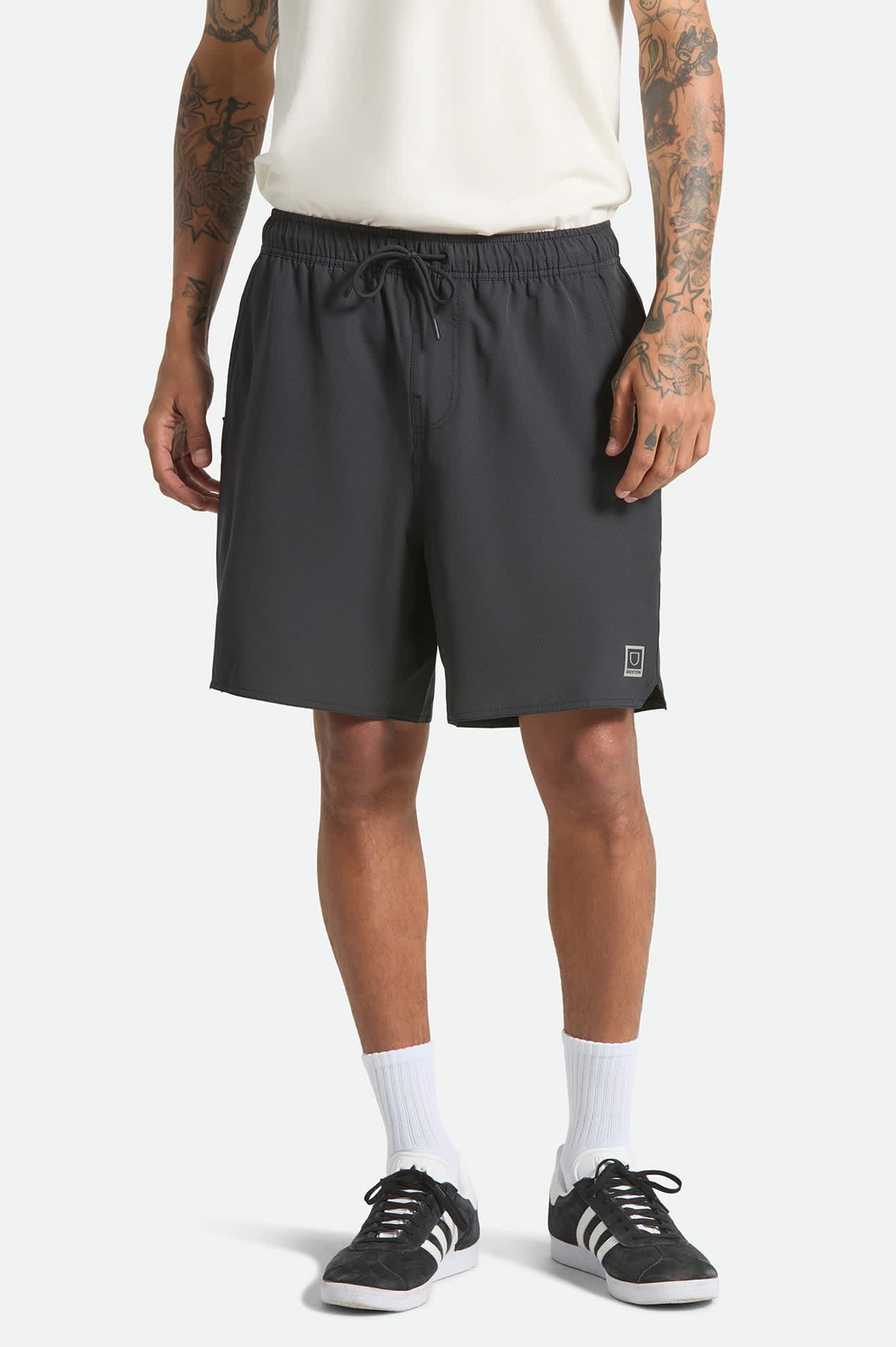 Men's Journey Active Short in the color Black - Men's Front View
