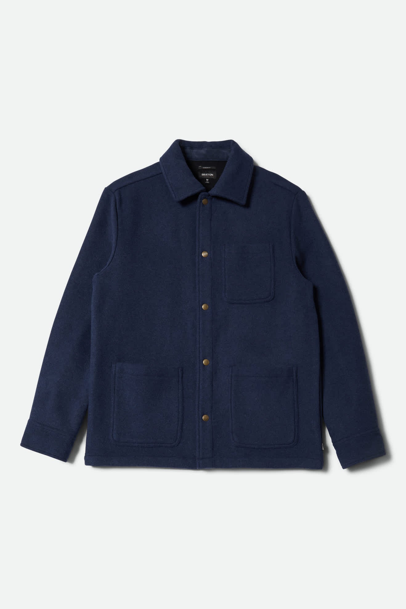 Men's New West Chore Coat in the color Mood Indigo - Front Product View