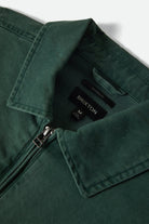 Men's Trademark Lightweight Garage Jacket in the color Washed Primal Green - Additional Laydown image