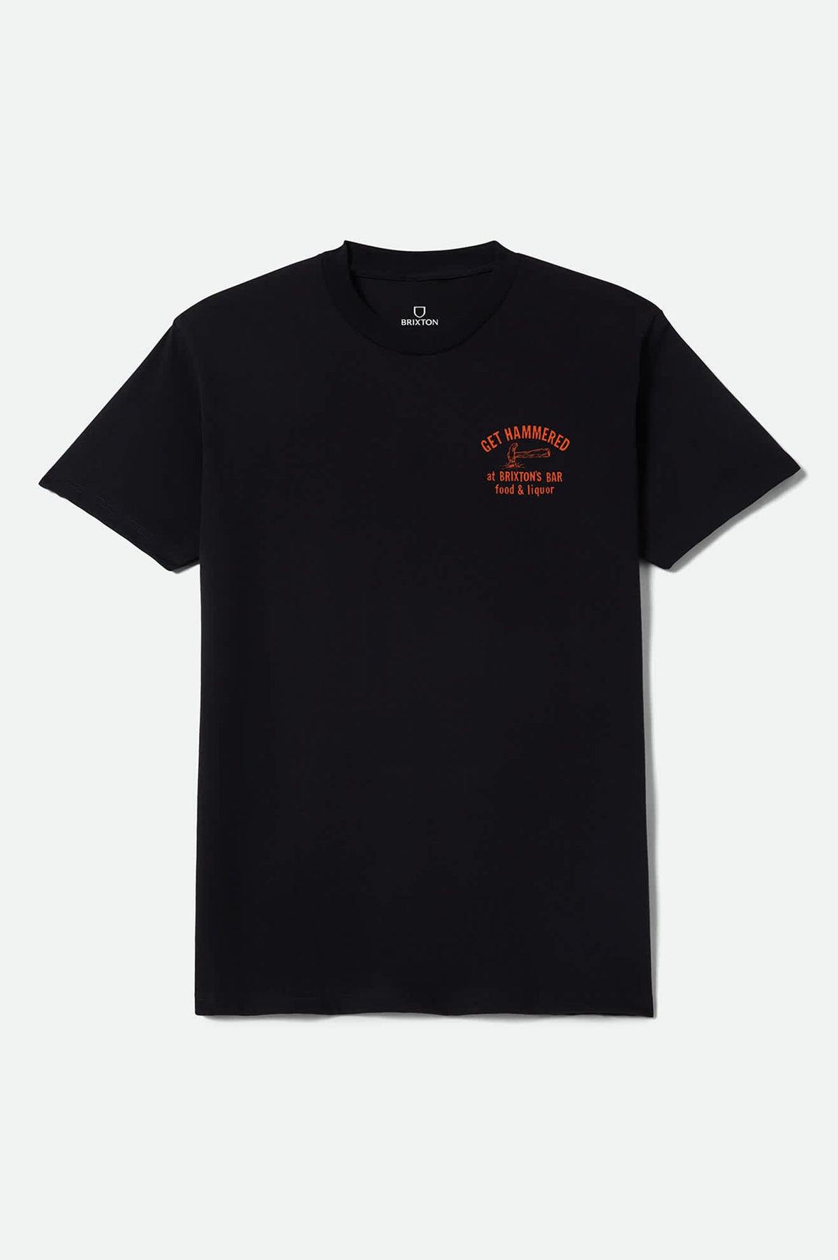 Men's Hammered Standard T-Shirt in the color Black - Front Product View