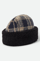 Unisex Ginsburg Hat in the color Navy/Sand/Cream - Front Product View