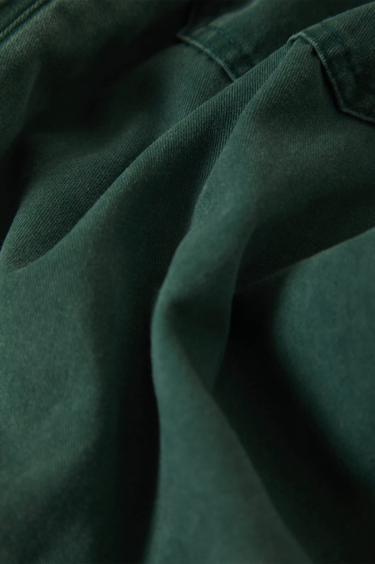 Men's Trademark Lightweight Garage Jacket in the color Washed Primal Green - Additional Laydown image